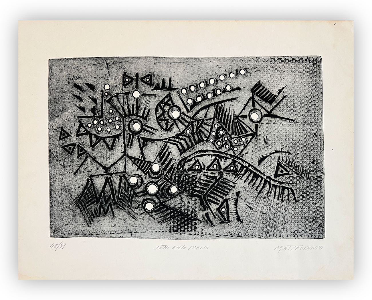 UMBERTO MASTROIANNI (1910-1998) - Ritmi nello spazio