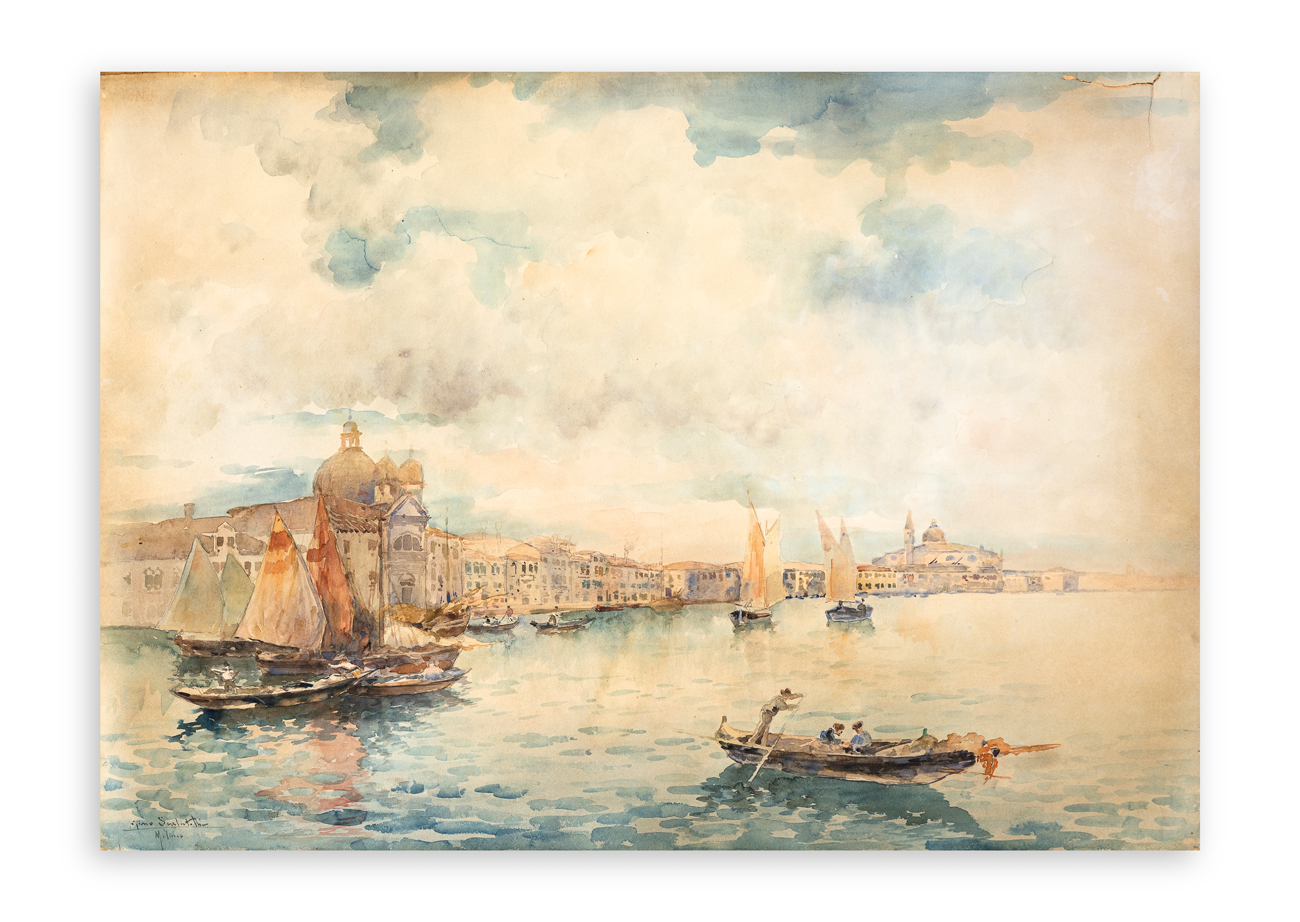 GINO SCALATELLI (1870-1920) - Senza Titolo (Venezia)