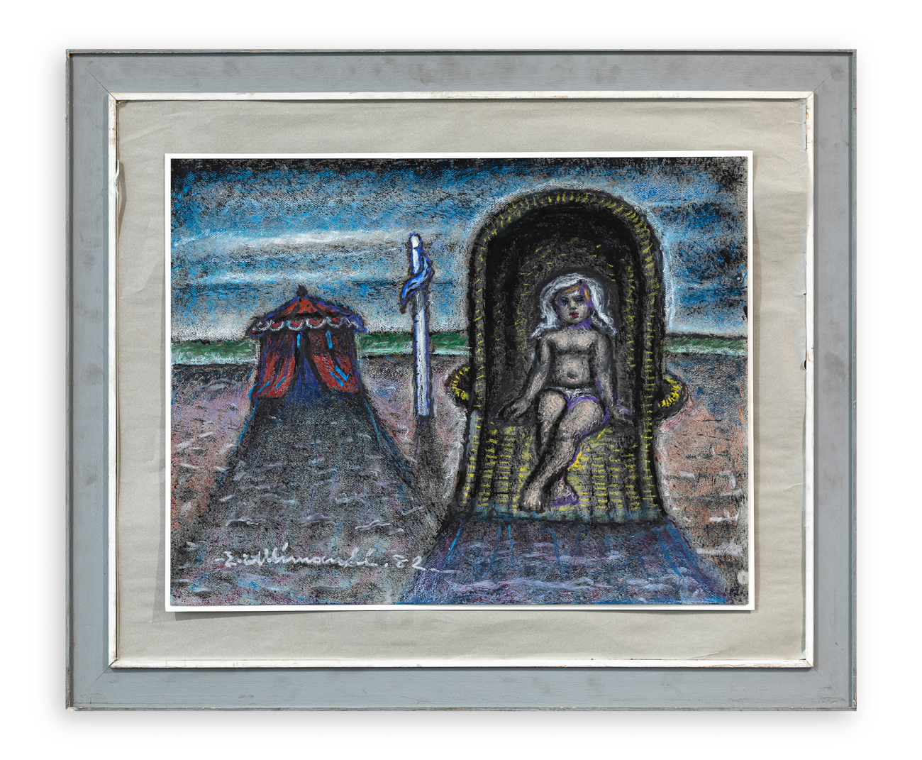 ENRICO ALLIMANDI (1910-1984) - Bambina seduta