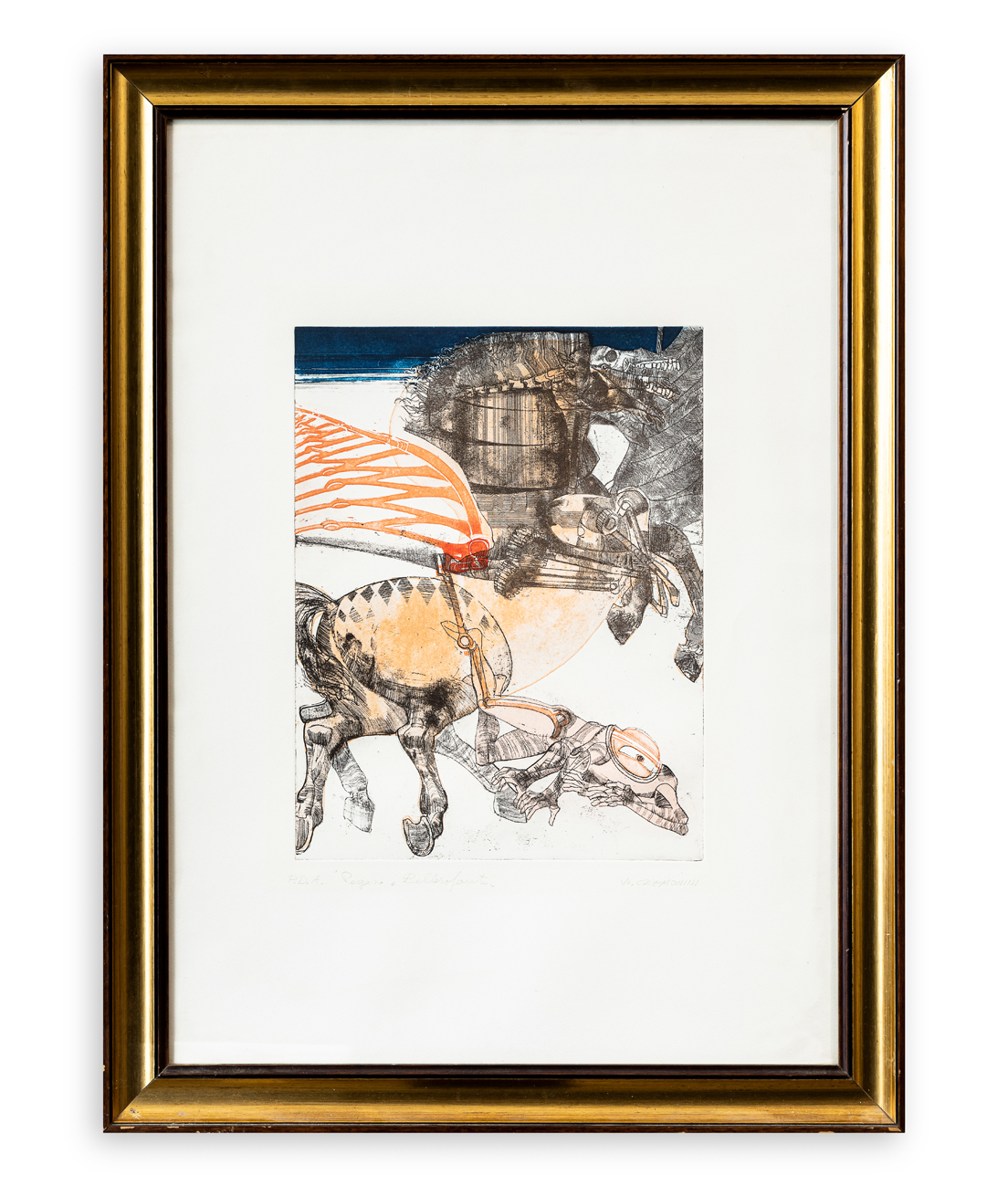 WALTER CREMONINI (1924-2007) - Pegaso Bellerofonte