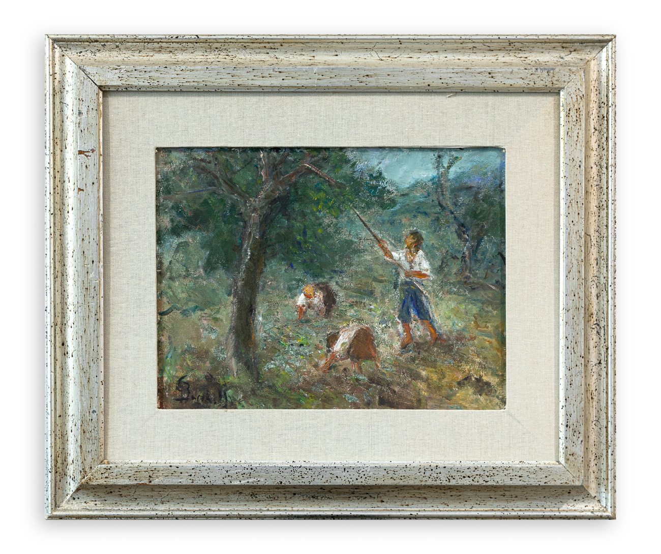 GAETANO BOCCHETTI (1888-1990) - Scena campestre