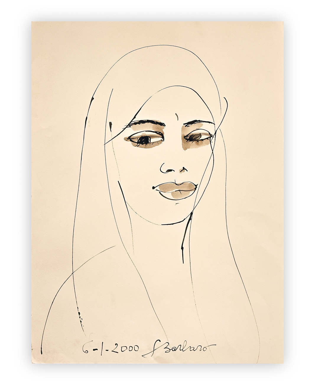 SAVERIO BARBARO (1924) - Senza Titolo, 2000