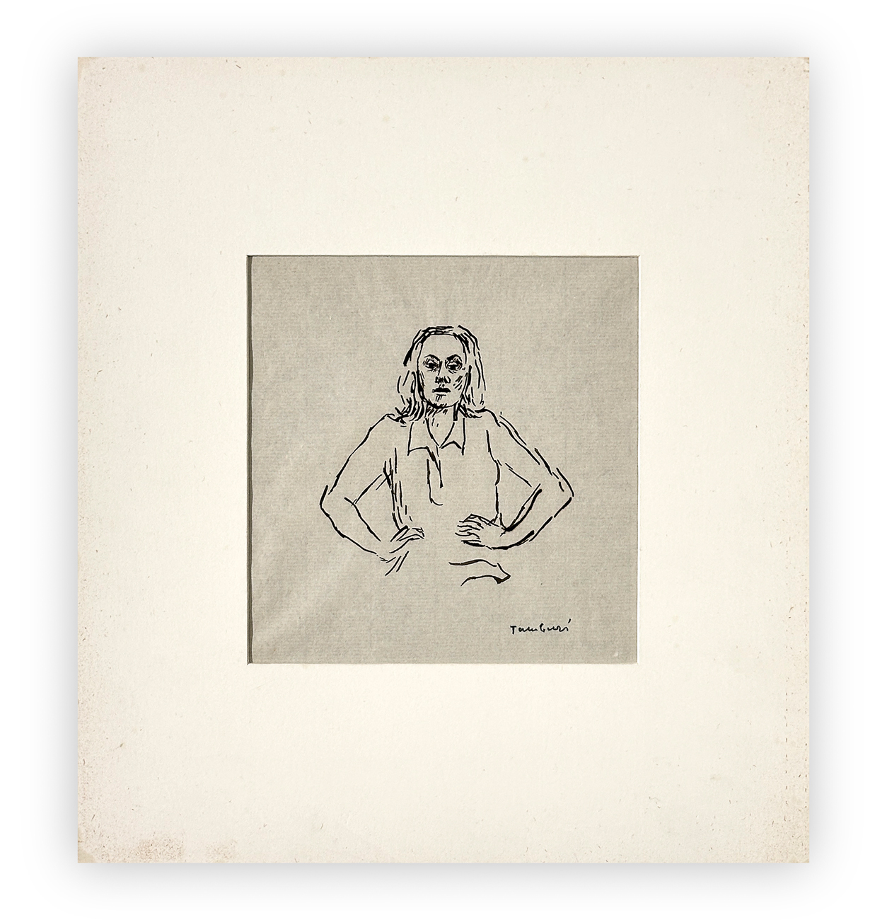 ORFEO TAMBURI (1910-1994) - Senza Titolo
