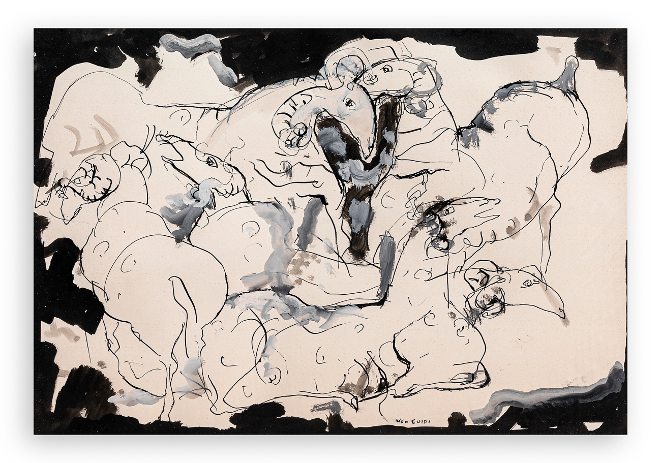 UGO GUIDI (1912-1977) - Cavalli