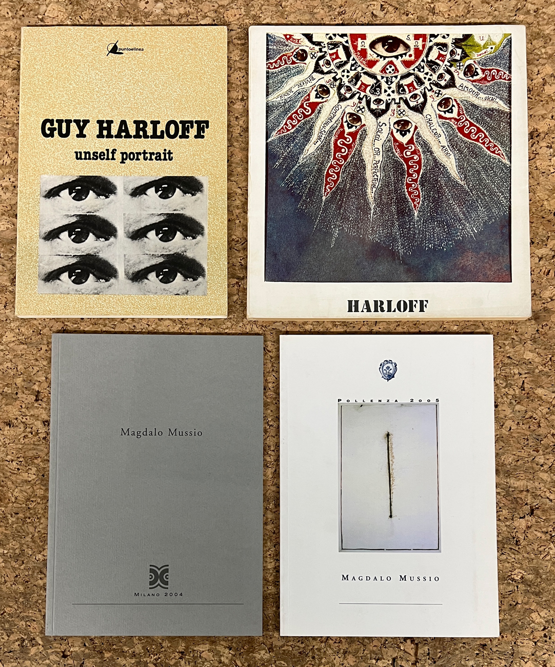 POESIA VISIVA - Lotto unico di 4 cataloghi