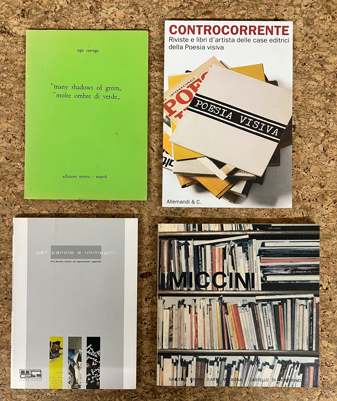 POESIA VISIVA - Lotto unico di 4 cataloghi