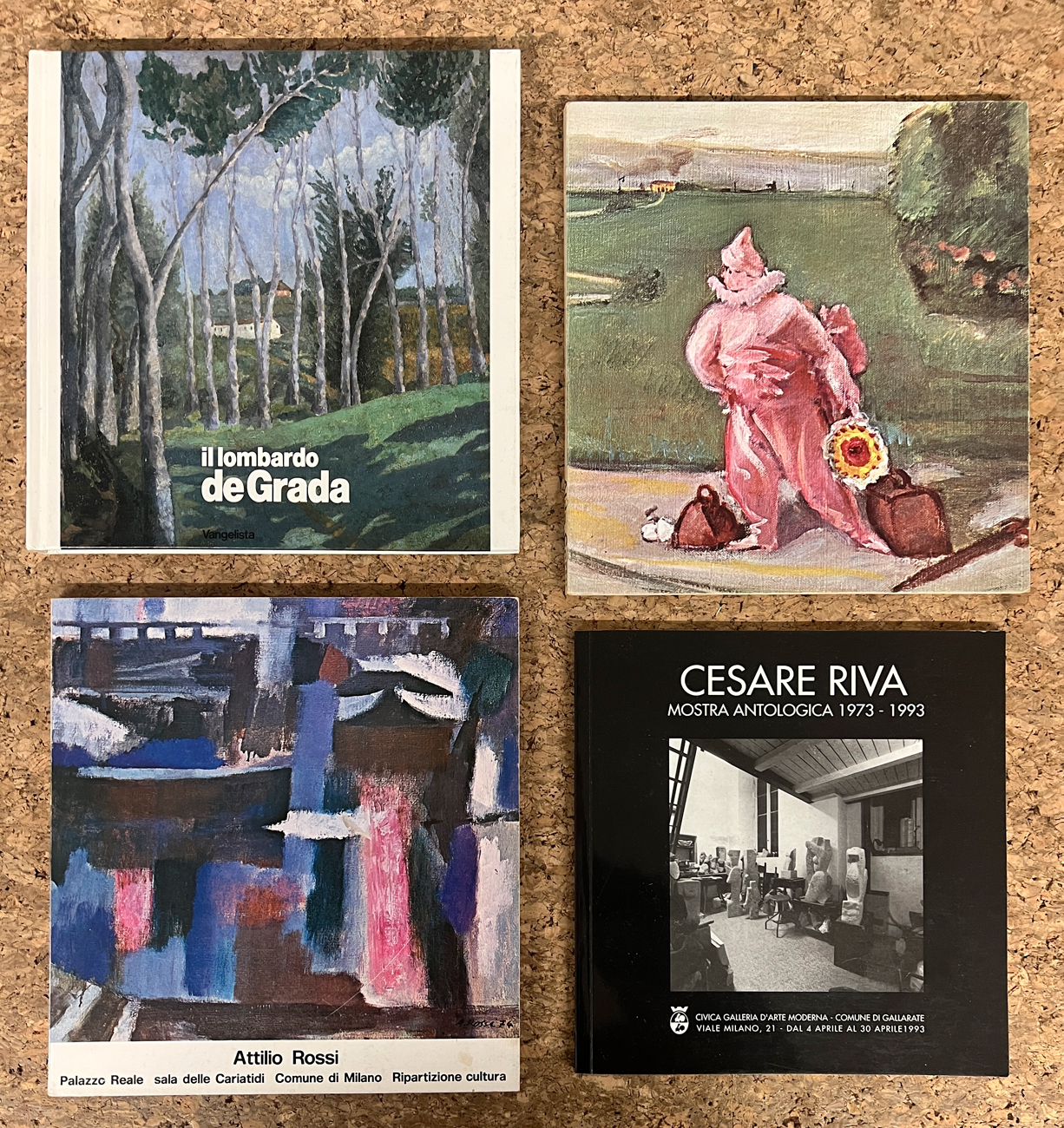 PITTURA FIGURATIVA ITALIANA  - Lotto unico di 4 cataloghi