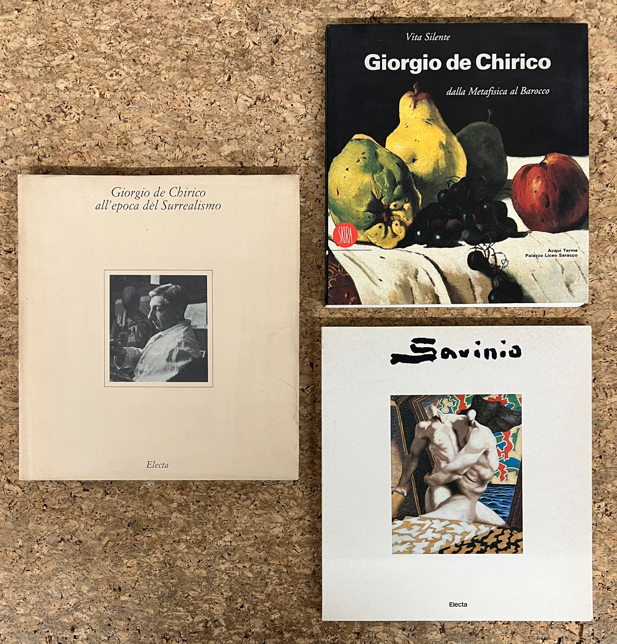 GIORGIO DE CHIRICO E ALBERTO SAVINIO - Lotto unico di 3 cataloghi