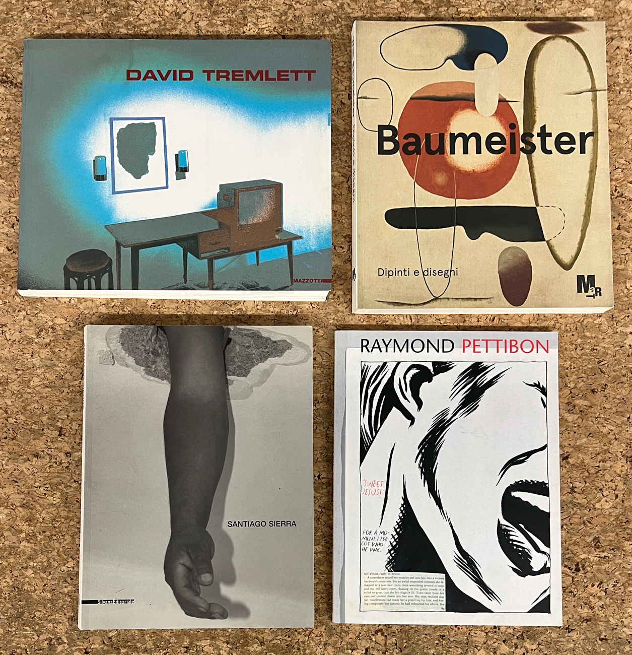 ARTISTI INTERNAZIONALI DEL DOPOGUERRA - Lotto unico di 4 cataloghi