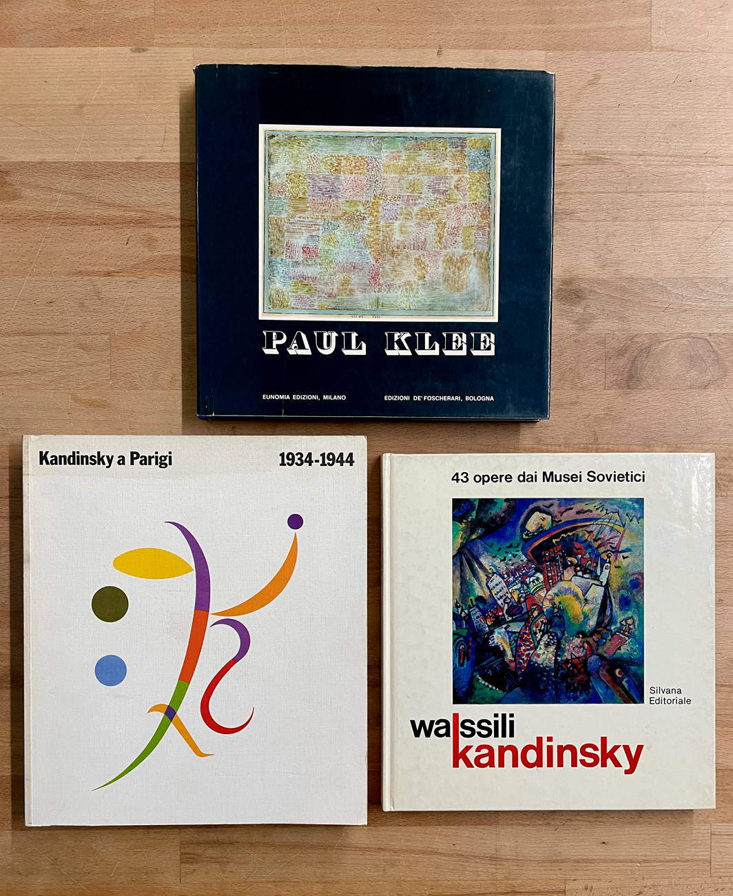 PAUL KLEE E WASSILI KANDINSKY - Lotto unico di 3 cataloghi
