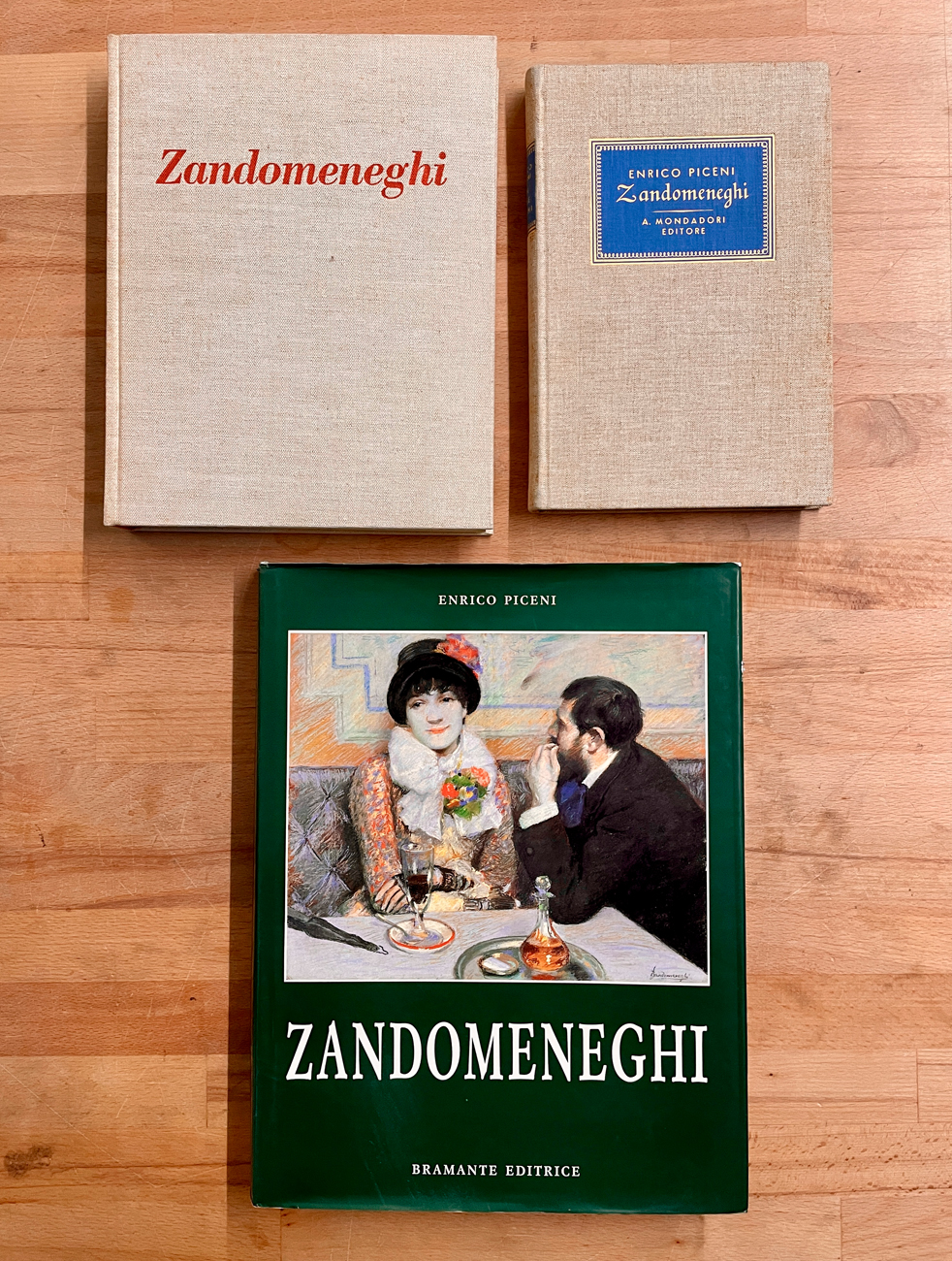 FEDERICO ZANDOMENEGHI - Lotto unico di 3 cataloghi