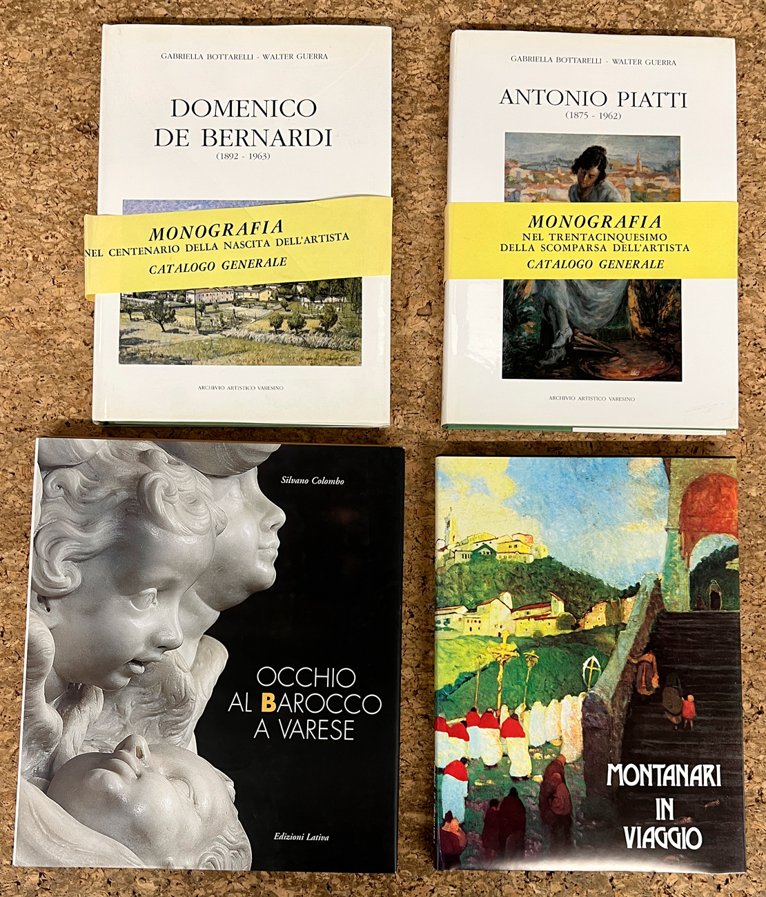 PITTURA E ARTE A VARESE - Lotto unico di 4 cataloghi