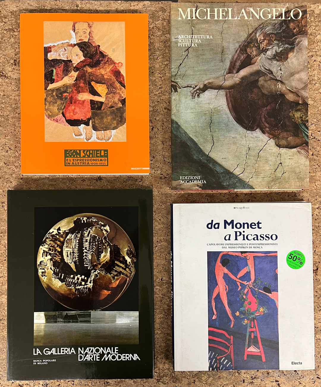 GRANDI MAESTRI DELLA STORIA DELL'ARTE - Lotto unico di 4 cataloghi