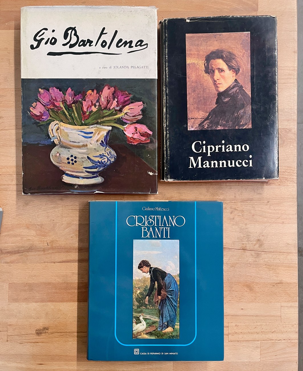 GIOVANNI BARTOLENA, CRISTIANO BANTI E CIPRIANO MANNUCCI - Lotto unico di 3 cataloghi