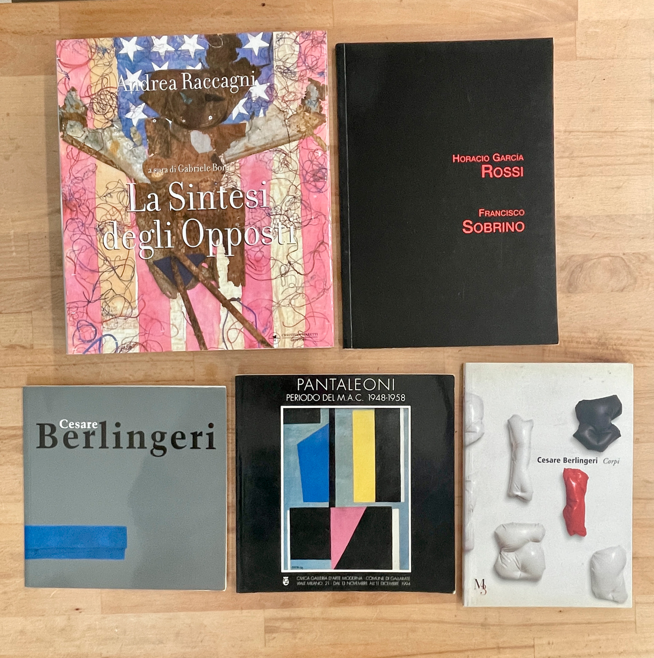 ARTE CONTEMPORANEA - Lotto unico di 5 cataloghi