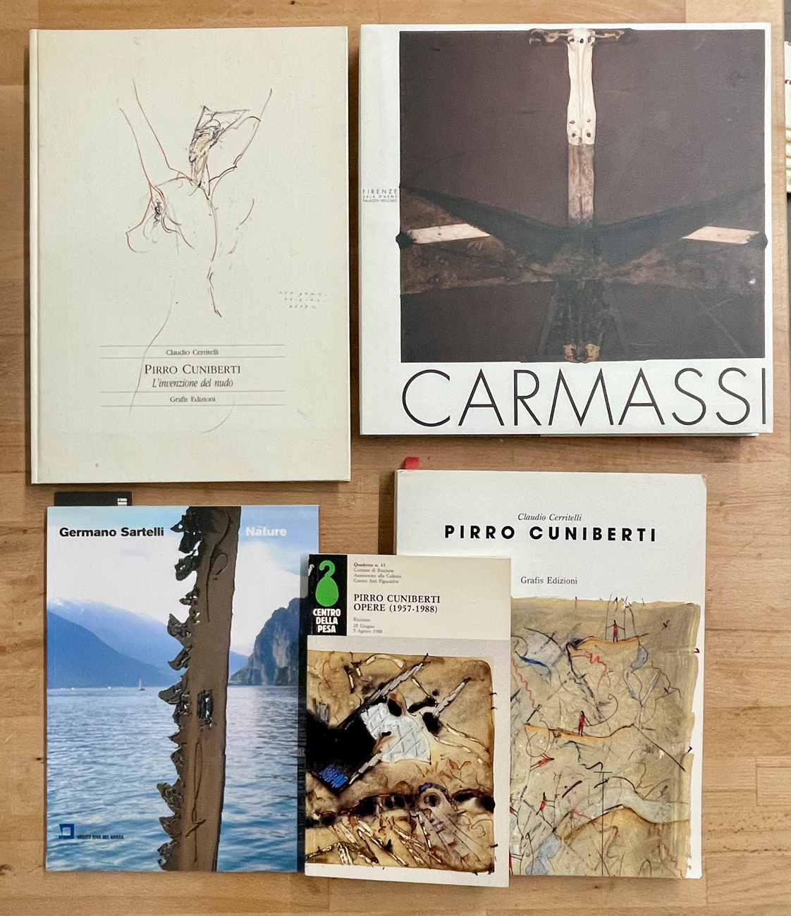 ARTE BOLOGNESE (CARMASSI, SARTELLI, CUNIBERTI) - Lotto unico di 5 cataloghi