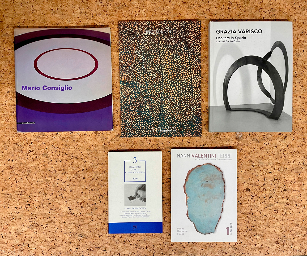 ARTISTI ITALIANI DEL DOPOGUERRA - Lotto unico di 5 cataloghi