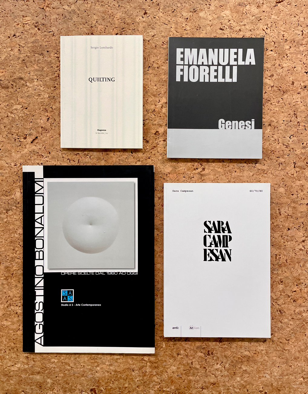 ARTISTI ITALIANI DEL DOPOGUERRA - Lotto unico di 4 cataloghi