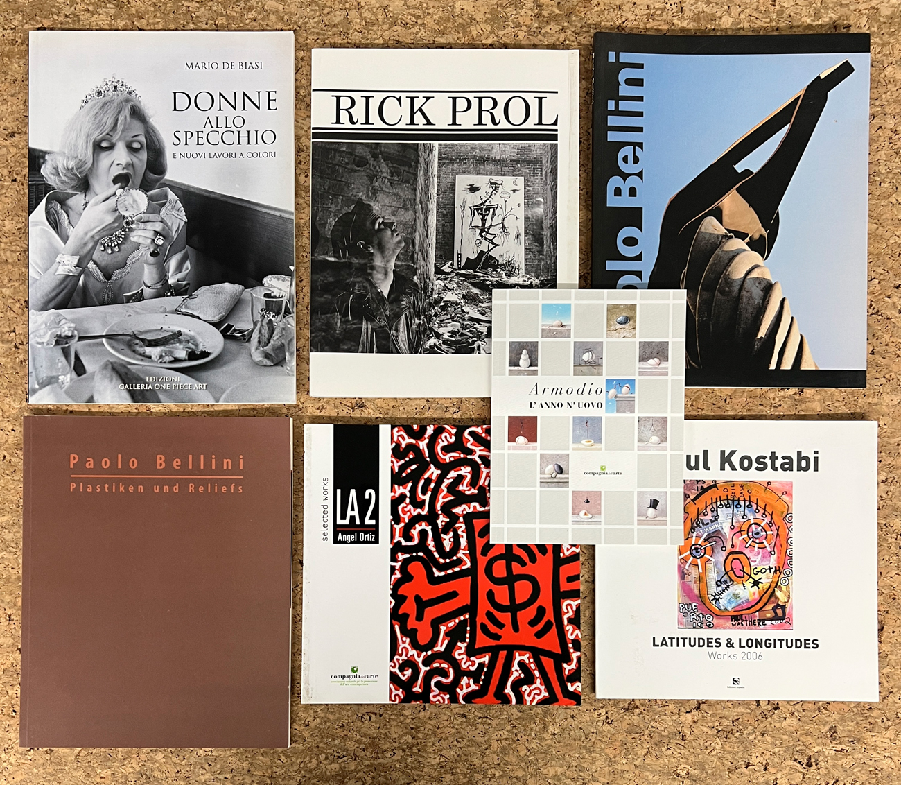 ARTE CONTEMPORANEA - Lotto unico di 7 cataloghi