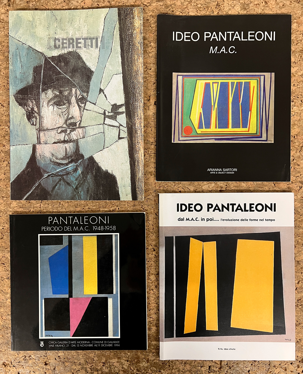 IDEO PANTALEONI E MINO CERETTI - Lotto unico di 4 cataloghi