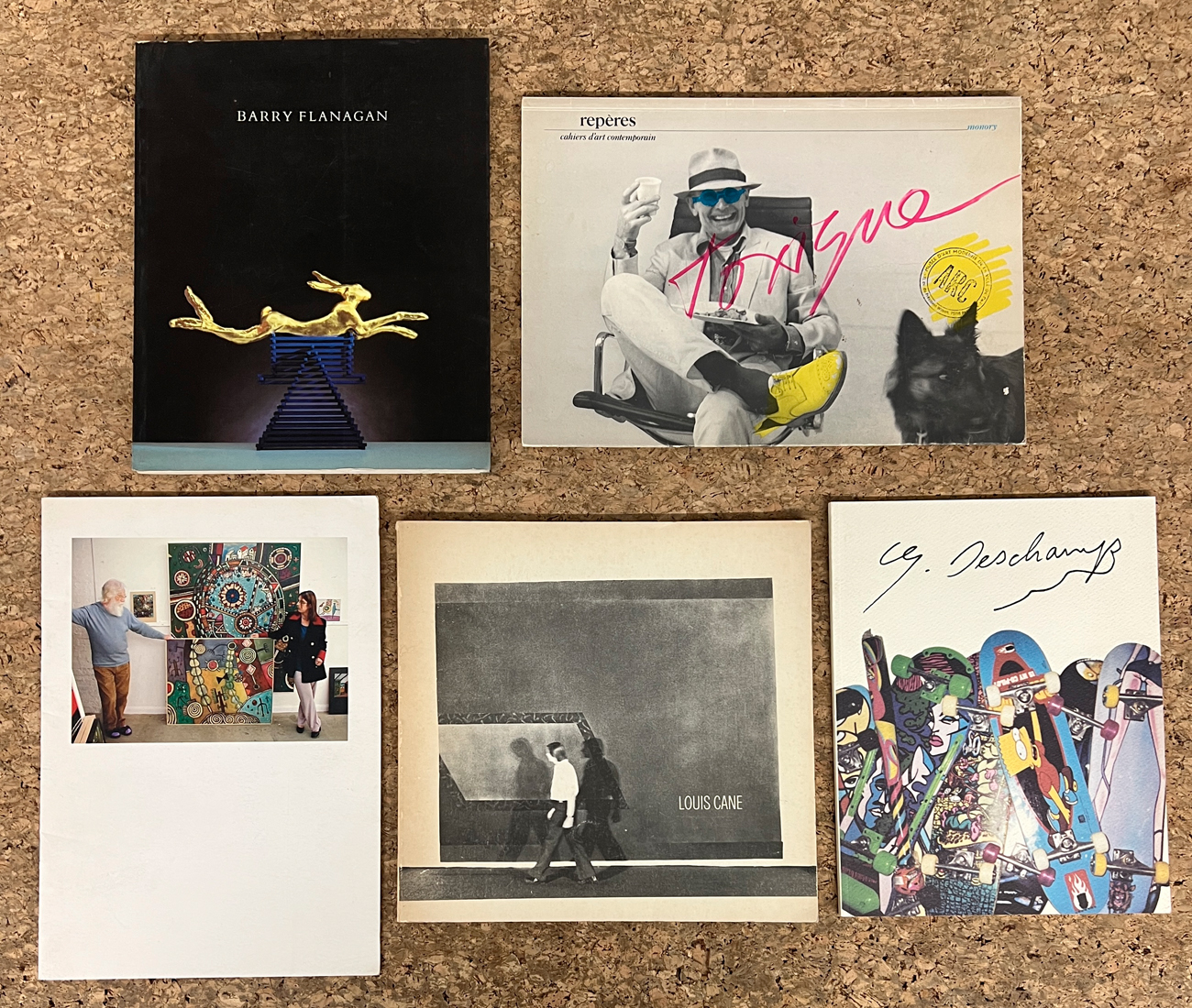 ARTISTI INTERNAZIONALI DEL DOPOGUERRA - Lotto unico di 5 cataloghi