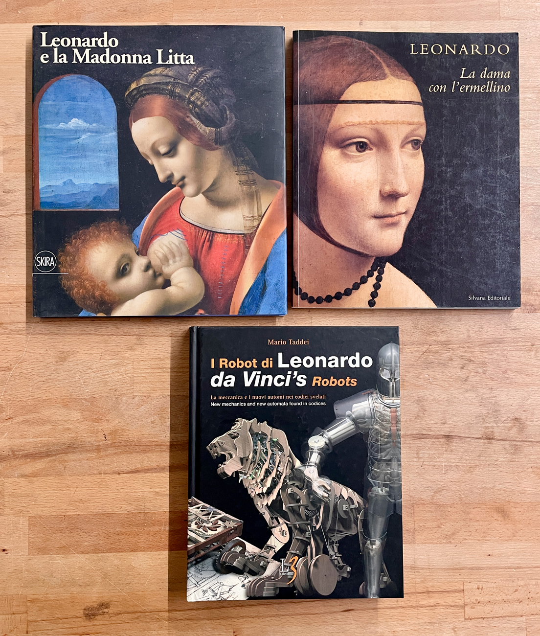 LEONARDO DA VINCI - Lotto unico di 3 cataloghi