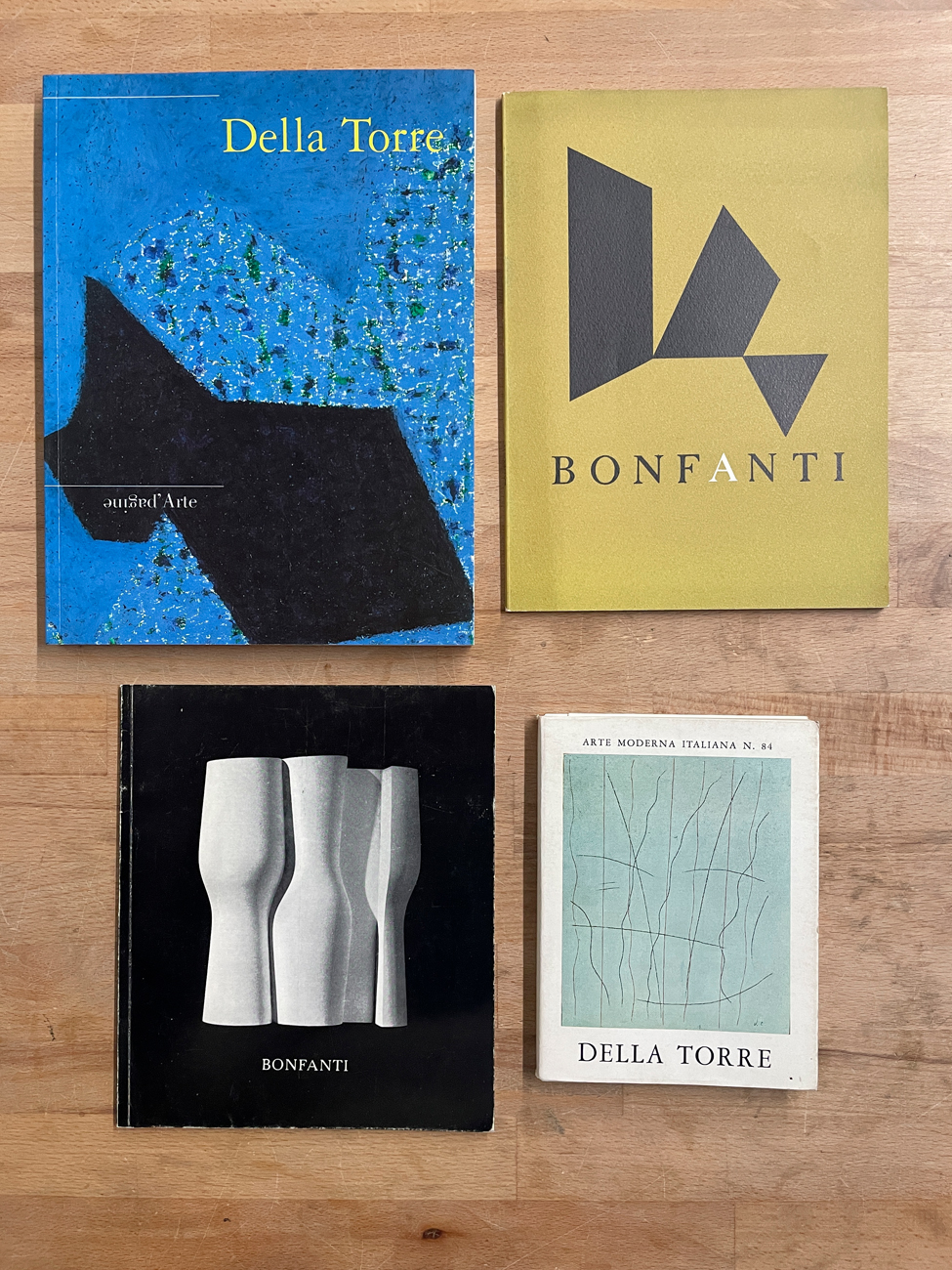 ENRICO DELLA TORRE E ARTURO BONFANTI - Lotto unico di 4 cataloghi