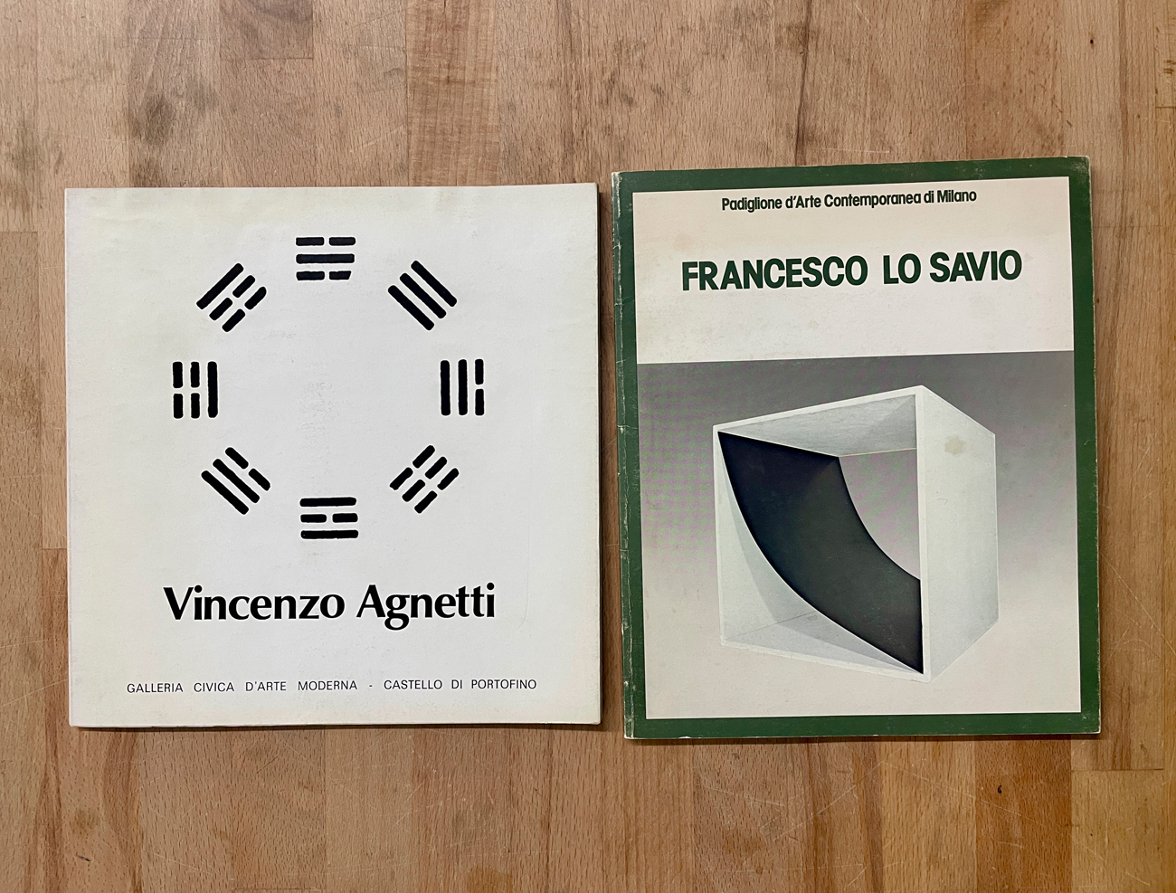 FRANCESCO LO SAVIO E VINCENZO AGNETTI - Lotto unico di 2 cataloghi