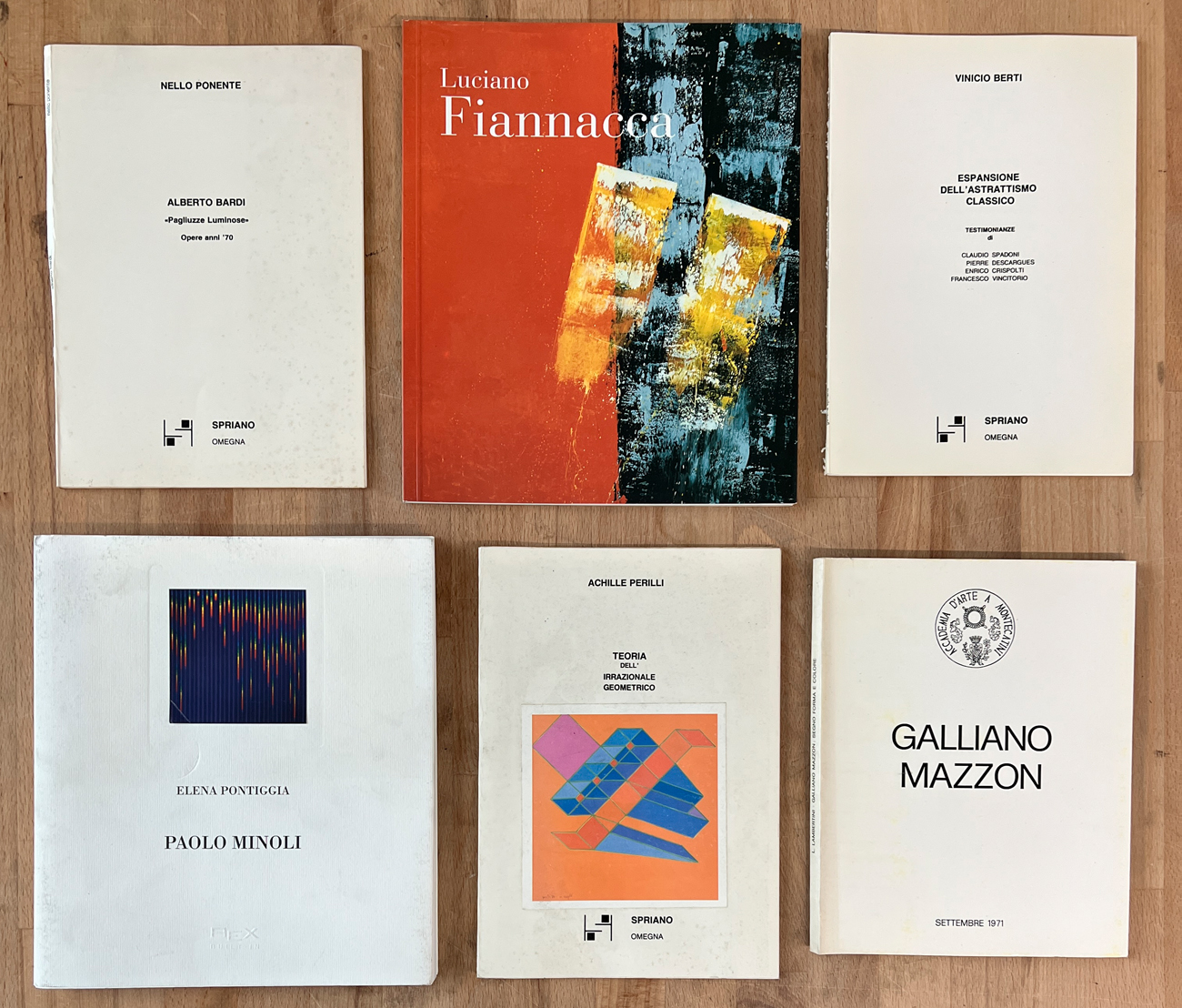 ARTE ITALIANA DEL DOPOGUERRA - Lotto unico di 6 cataloghi