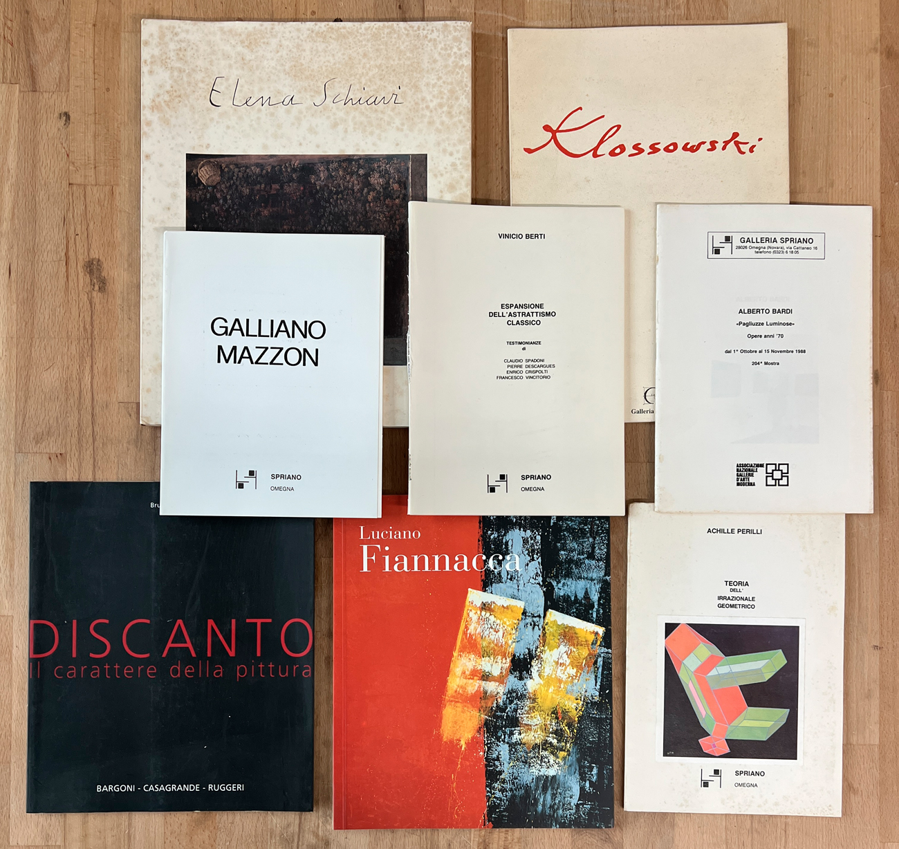 ARTE DEL DOPOGUERRA - Lotto unico di 8 cataloghi