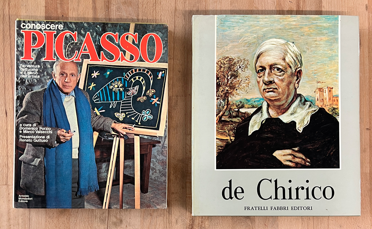 GIORGIO DE CHIRICO E PABLO PICASSO - Lotto unico di 2 cataloghi