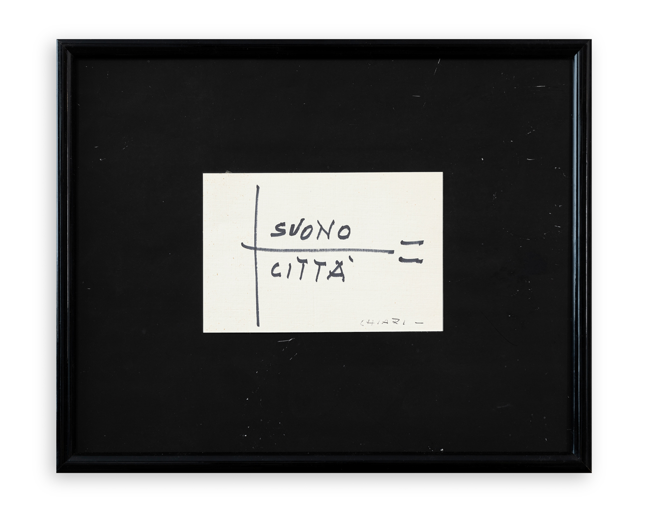 GIUSEPPE CHIARI (1926-2007) - Studio, Suono-Città, 1979