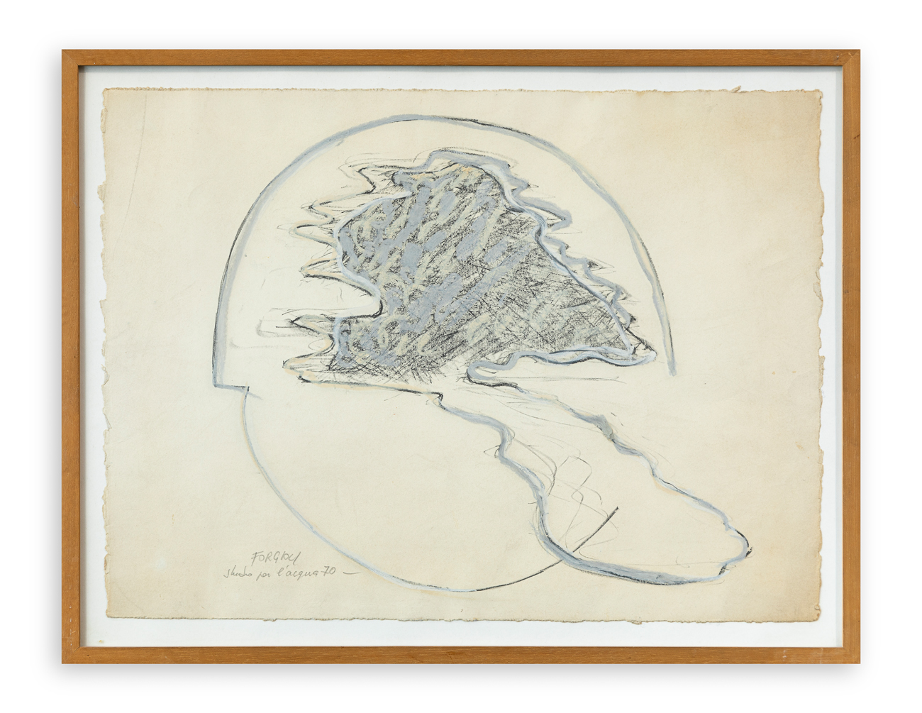 ATTILIO FORGIOLI (1933) - Studio per l'acqua, 1970