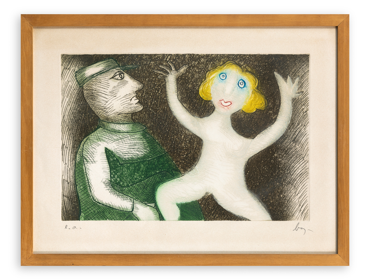 ENRICO BAJ (1924-2003) - Generale con la sua favorita, 1978