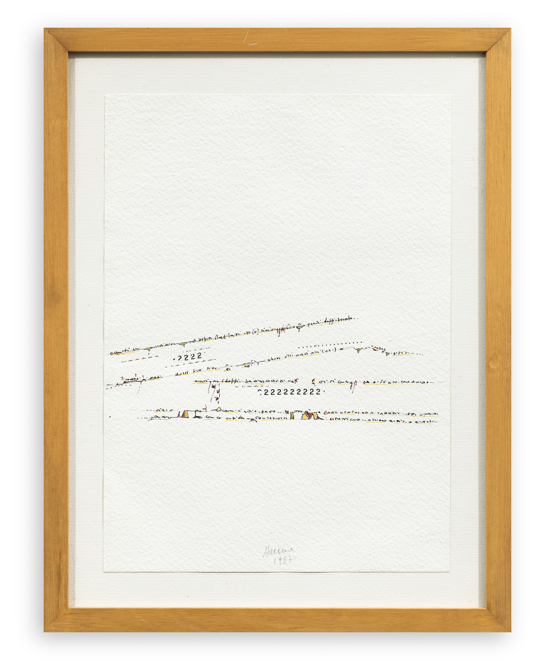 VINCENZO ACCAME (1932-1999) - Senza Titolo, 1987