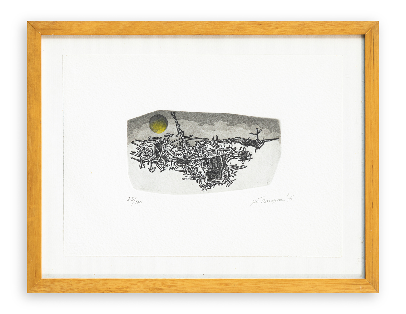 GIÒ POMODORO (1930-2002) - Senza Titolo, 1987