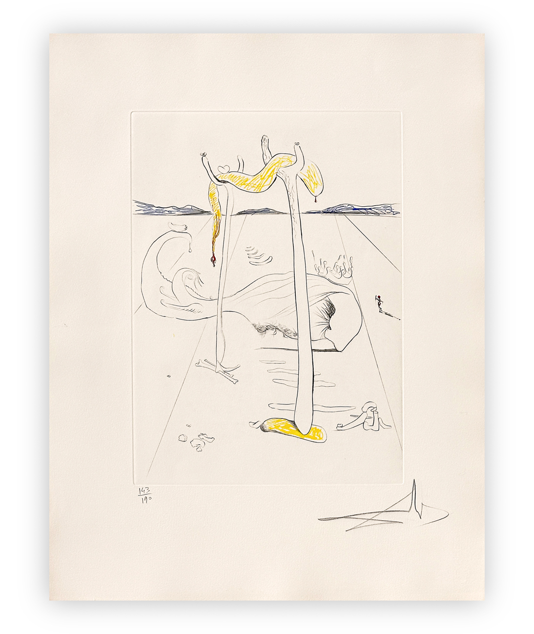 SALVADOR DALÌ (1904-1989) - Senza Titolo, 1974
