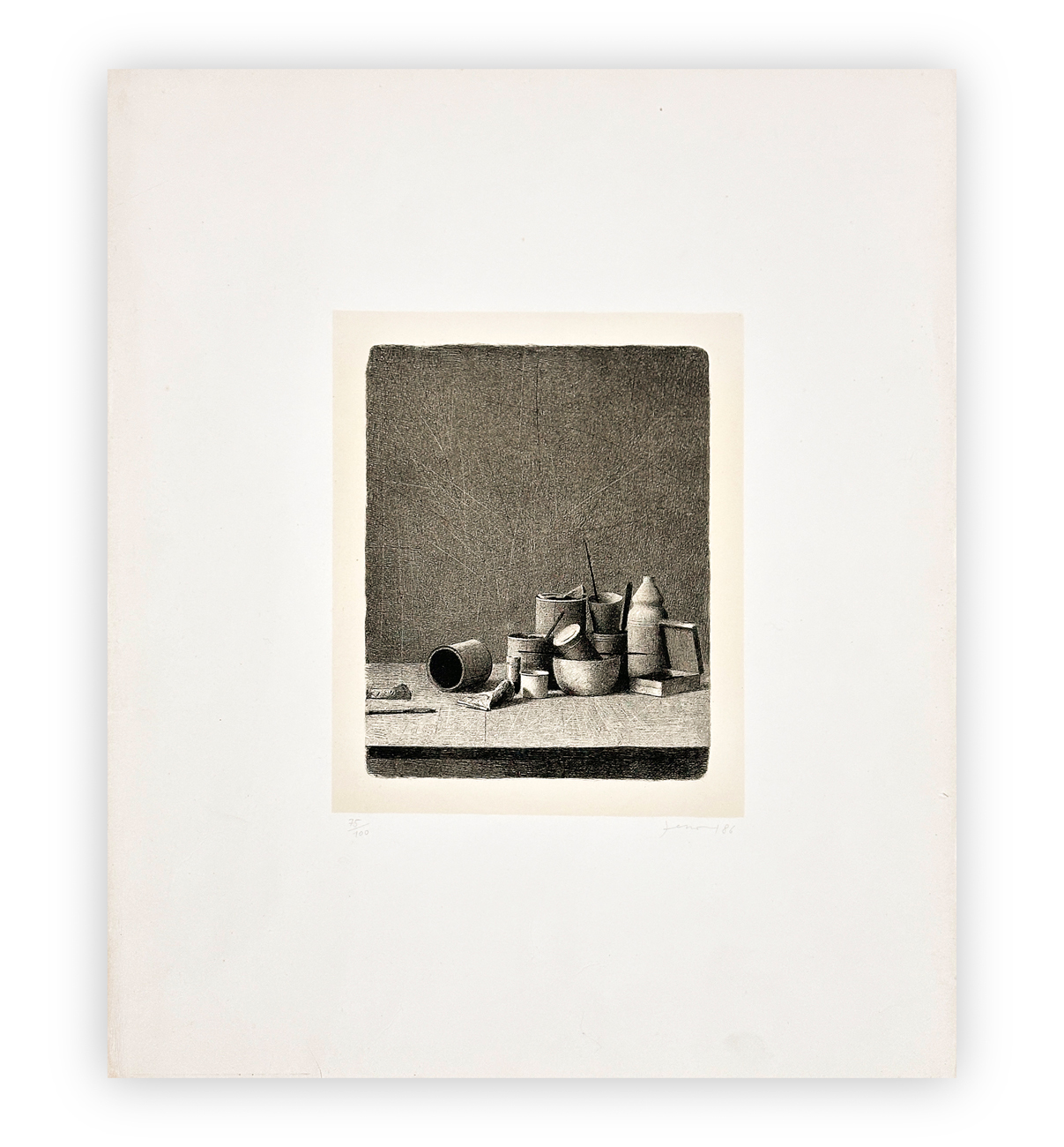 GIANFRANCO FERRONI (1927-2001) - Oggetti, 1986