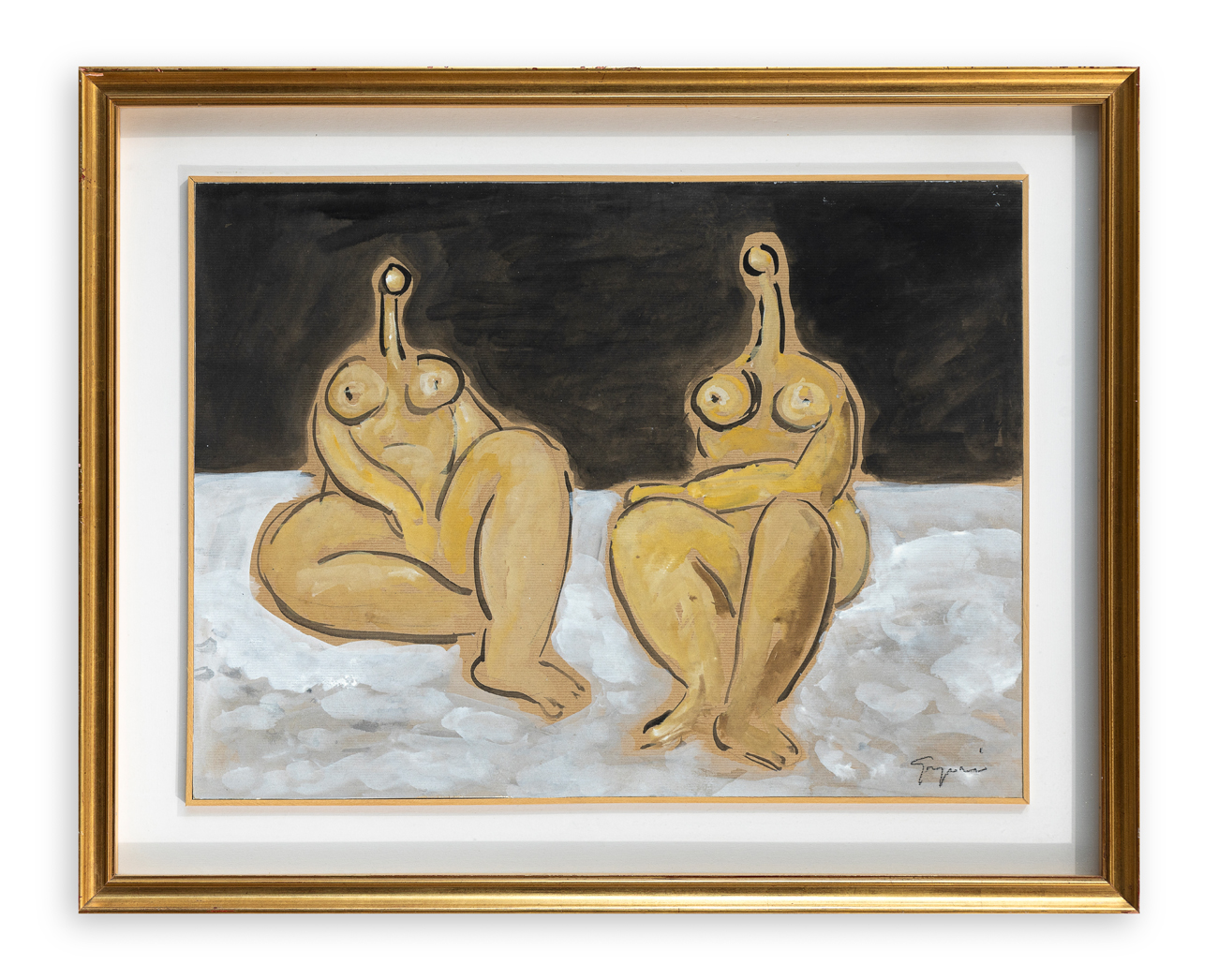 GINO GREGORI (1906-1973) - Senza Titolo (Due nudi)