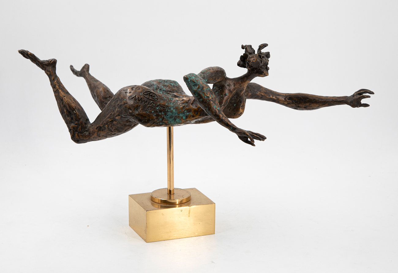 LUCIANO MINGUZZI (1911-2004) - La nuotatrice, 1998