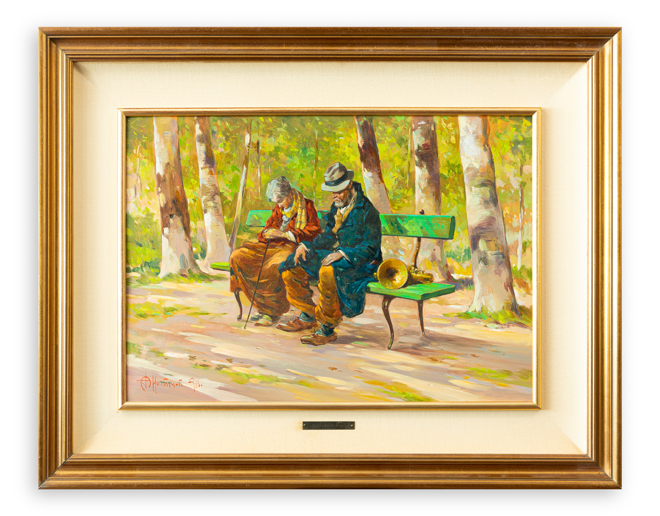 ALDO AFFORTUNATI (1906-1991) - I girovaghi, 1971