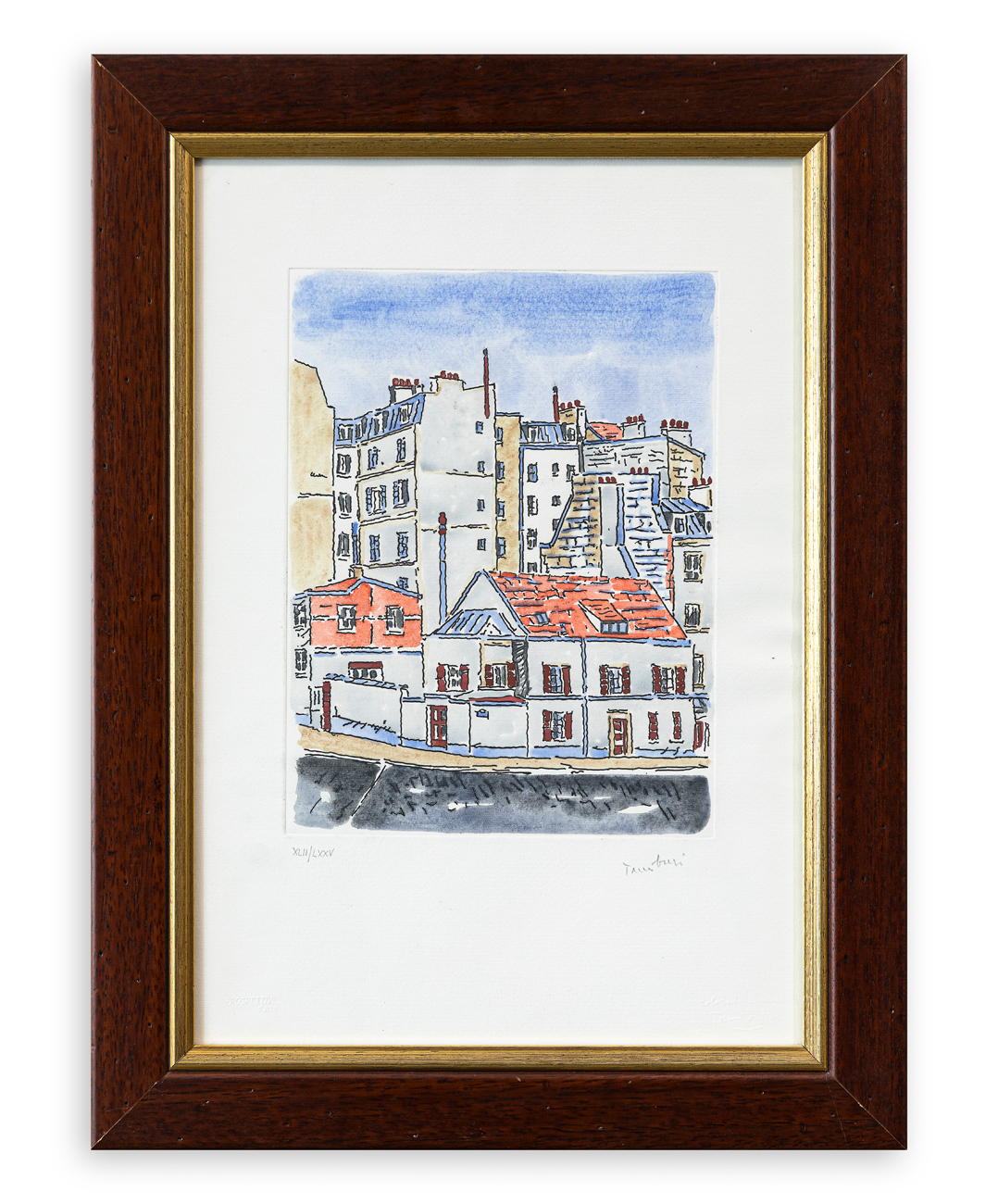 ORFEO TAMBURI (1910-1994) - Senza Titolo (Parigi)