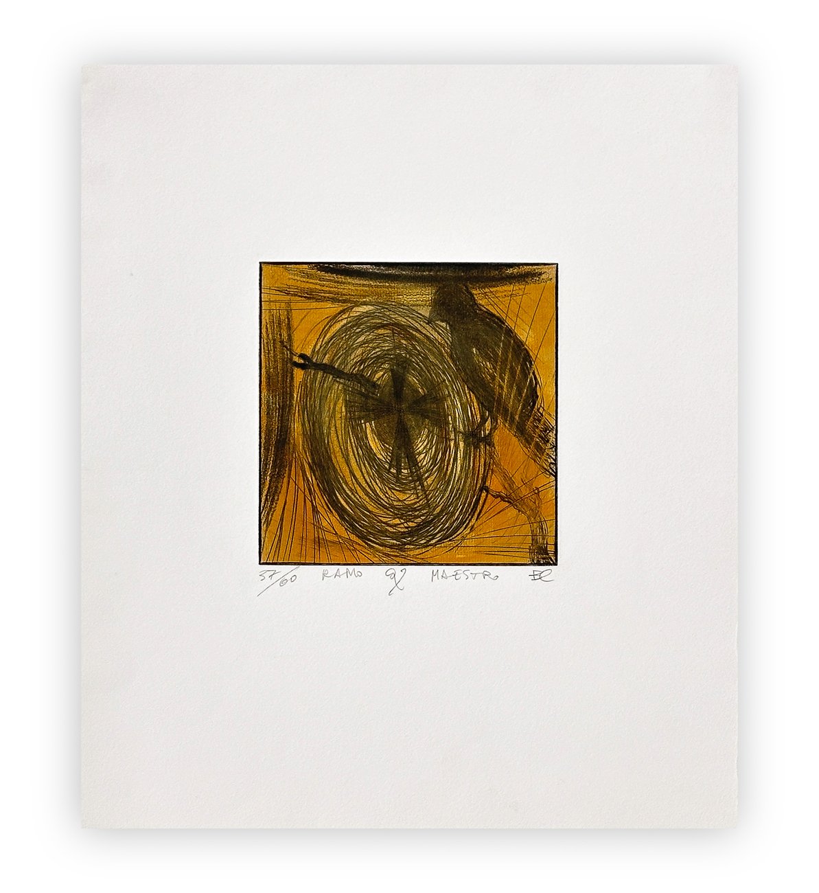 BRUNO CECCOBELLI (1952) - Ramo maestro, 1992