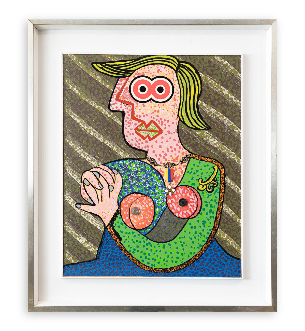 ENRICO BAJ (1924-2003) - Matilde di Canossa, 1971