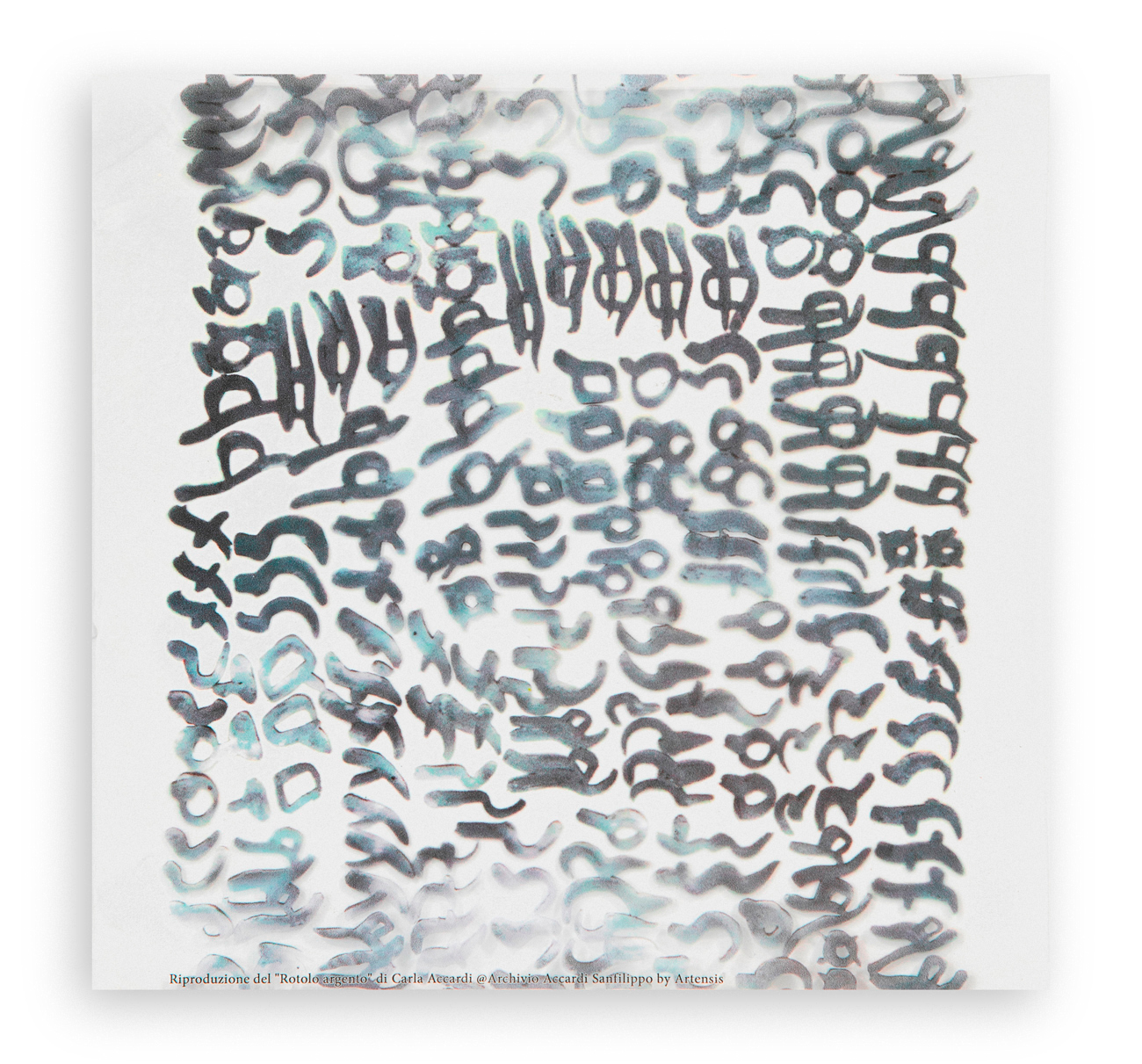 CARLA ACCARDI (1924-2014) - Senza Titolo (Rotolo nero)