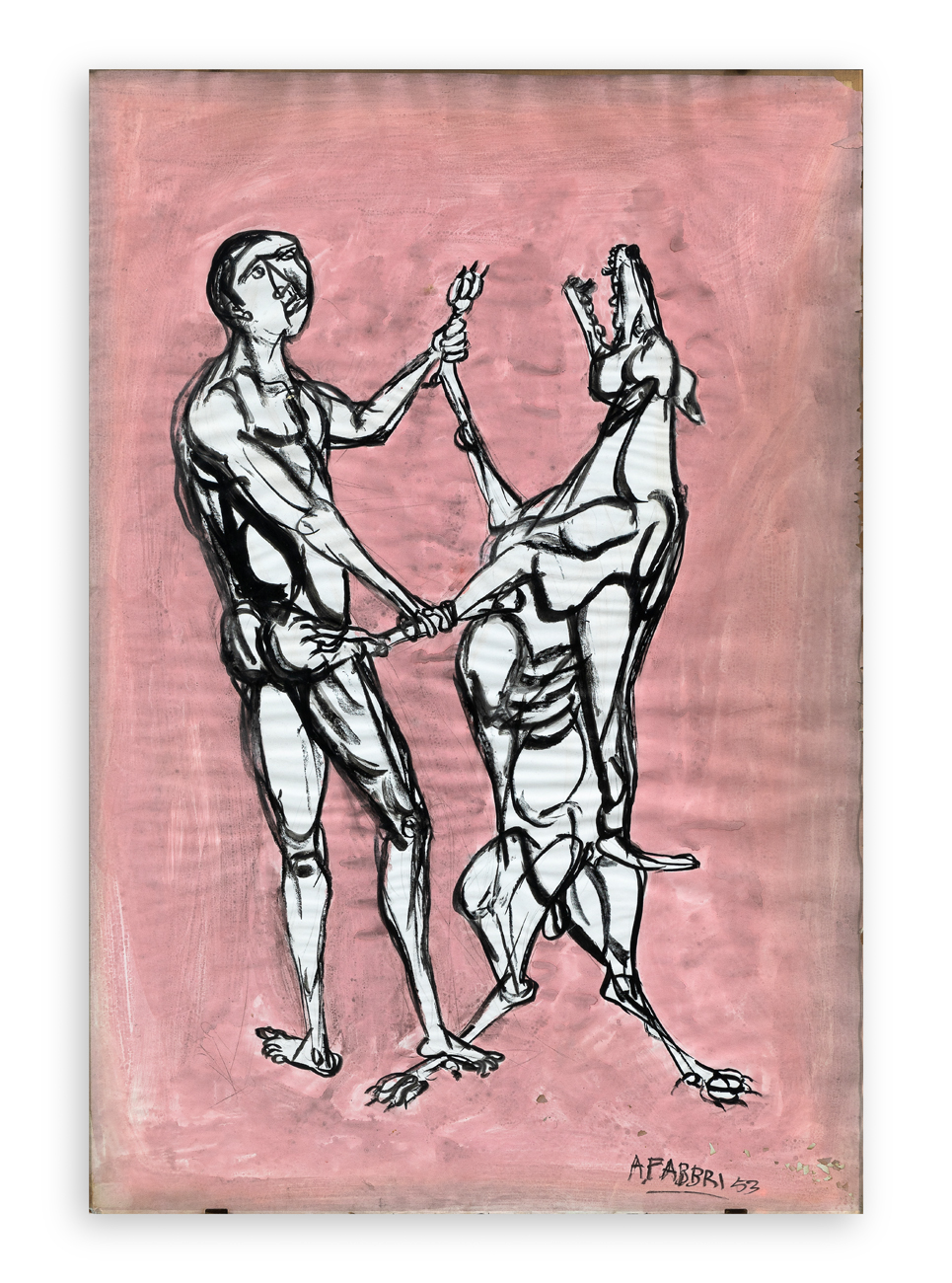 AGENORE FABBRI (1911-1998) - Senza Titolo, 1953