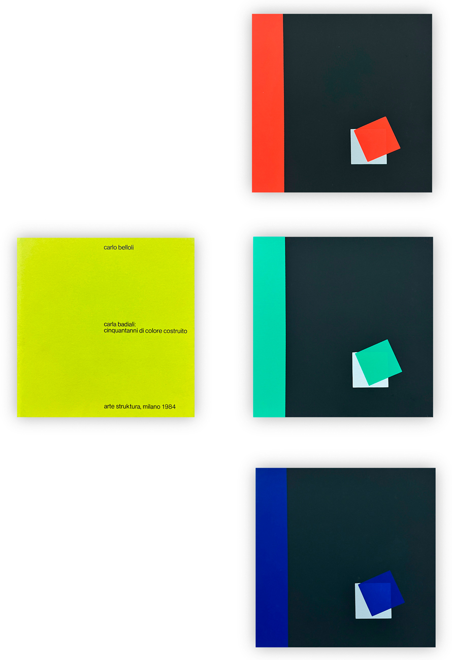 CARLA BADIALI (1907-1992) - Carla Badiali: cinquantanni di colore costruito, 1984