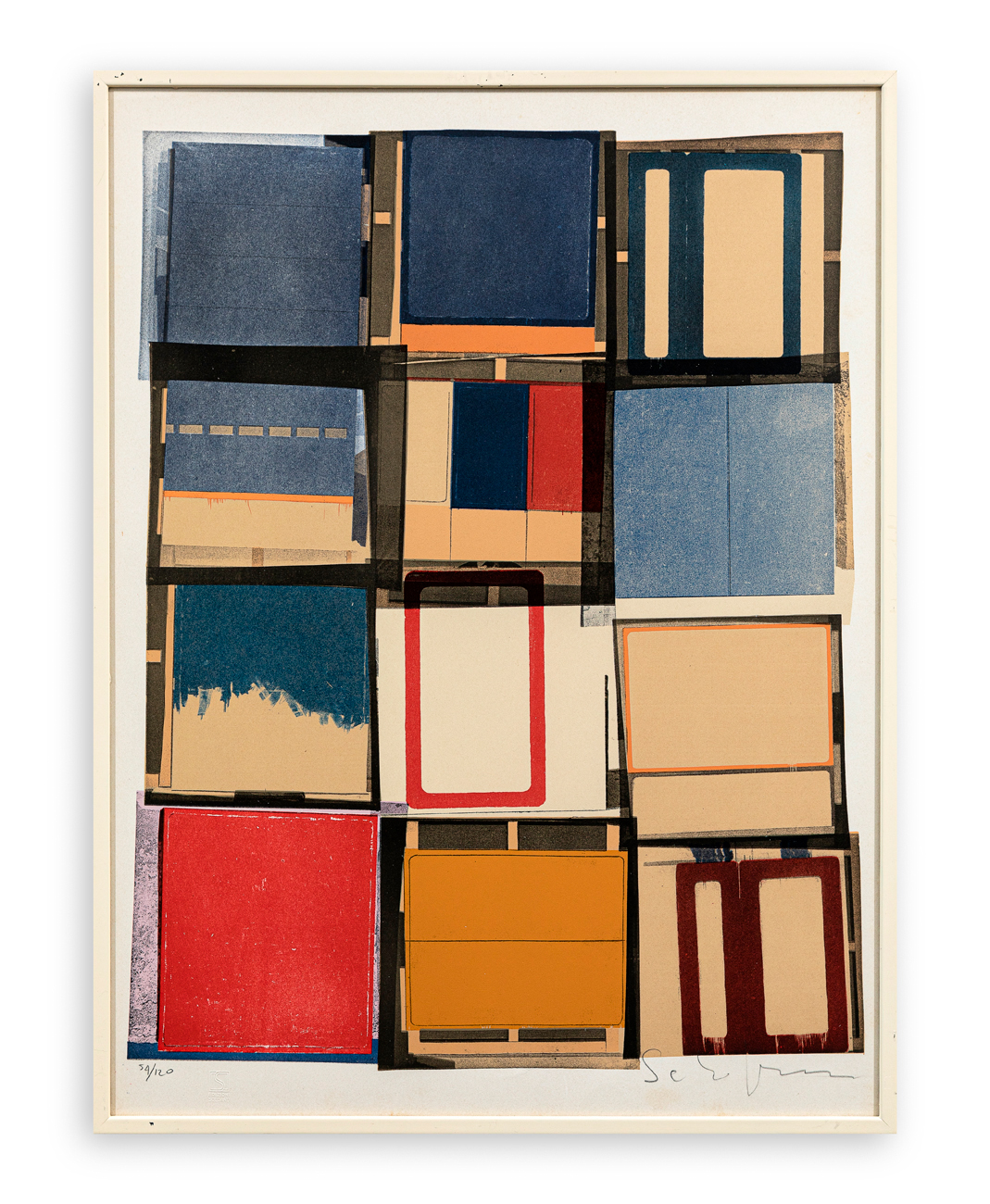 MARIO SCHIFANO (1934-1998) - I monocromo, 1971