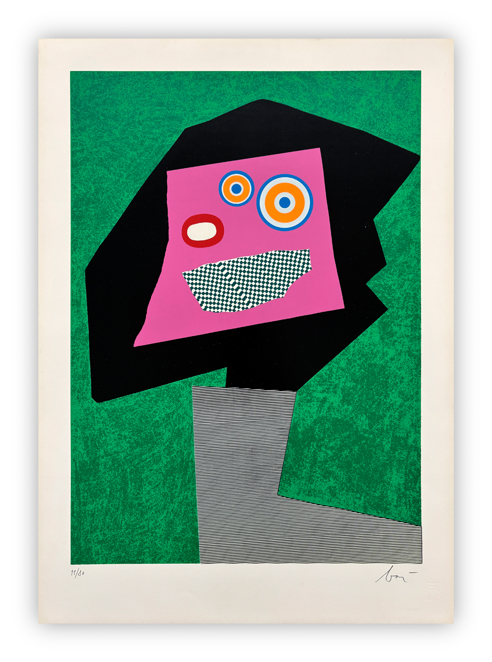 ENRICO BAJ (1927-2003) - Personaggio, 1969