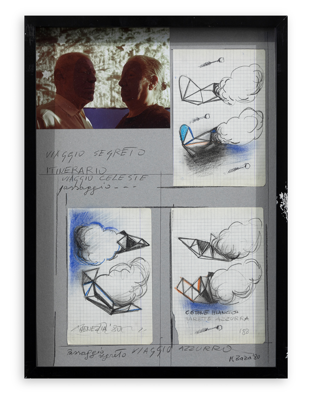 MICHELE ZAZA (1948) - "Itinerario" Progetto, 1980